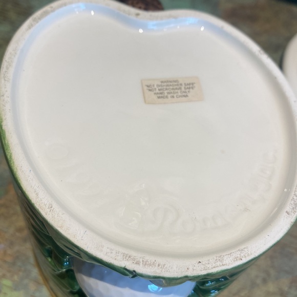 1997 Roman Inc. Golf Ball Coffee Mug with lid Unique - Picture 6 of 7